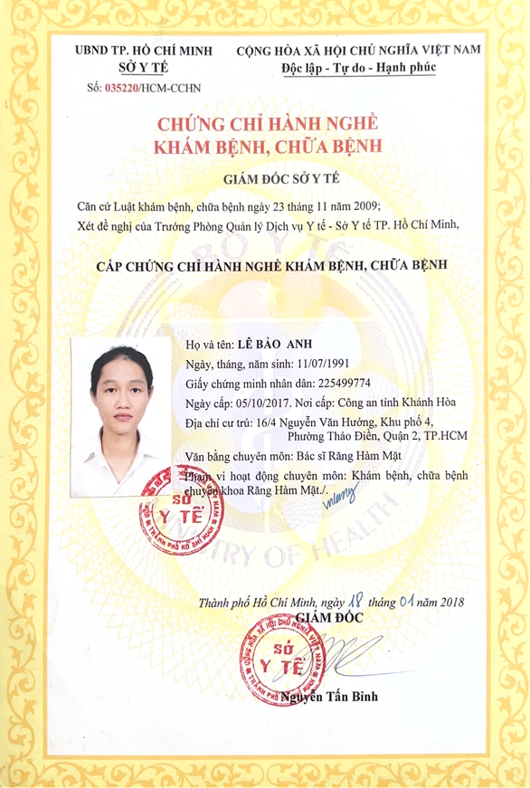 Bằng cấp chứng chỉ