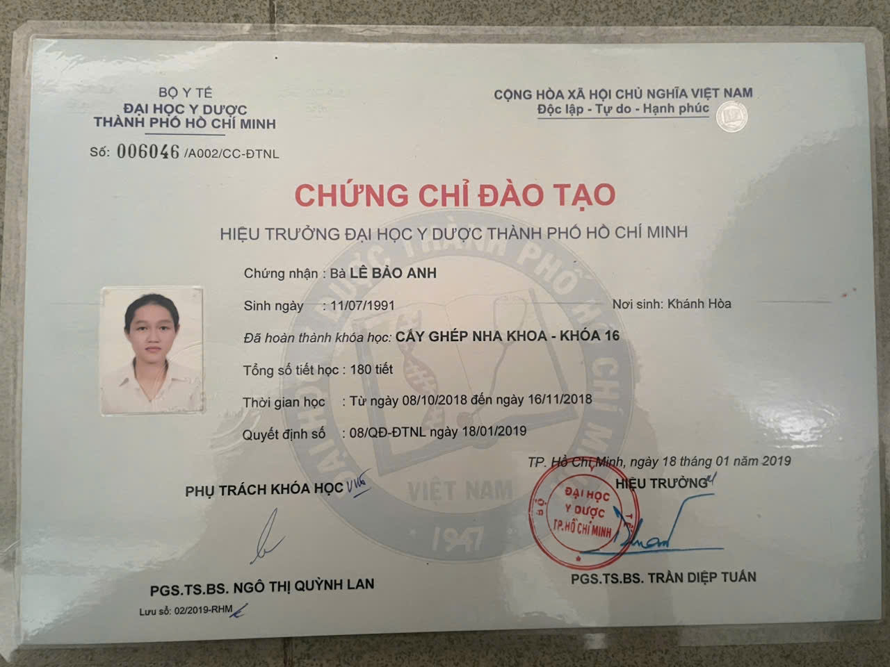 Bằng cấp chứng chỉ