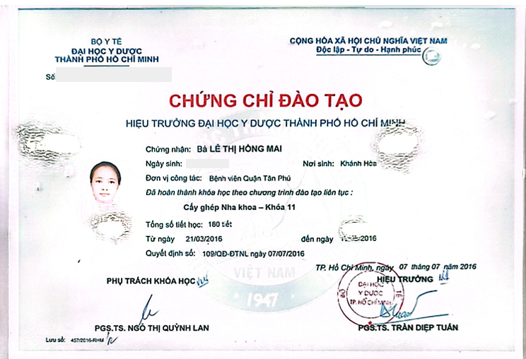 Bằng cấp chứng chỉ