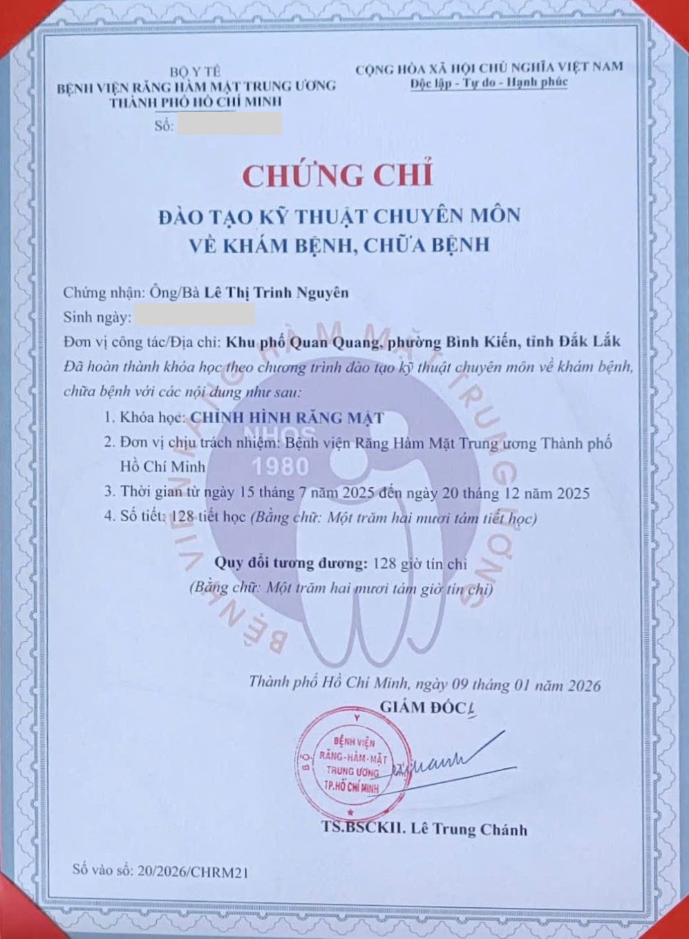 Bằng cấp chứng chỉ
