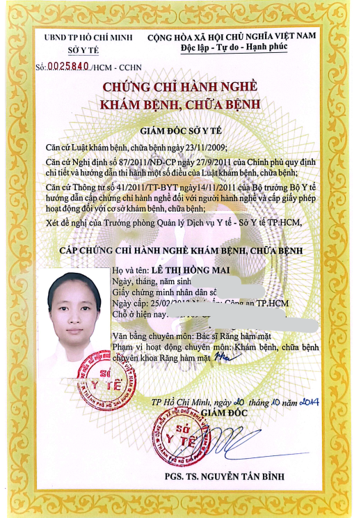 Bằng cấp chứng chỉ