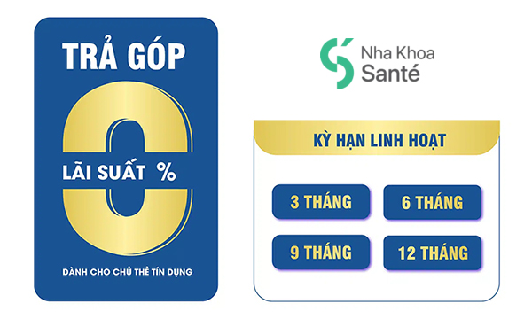 Thanh toán linh hoạt tại Nha Khoa Santé Nha Trang